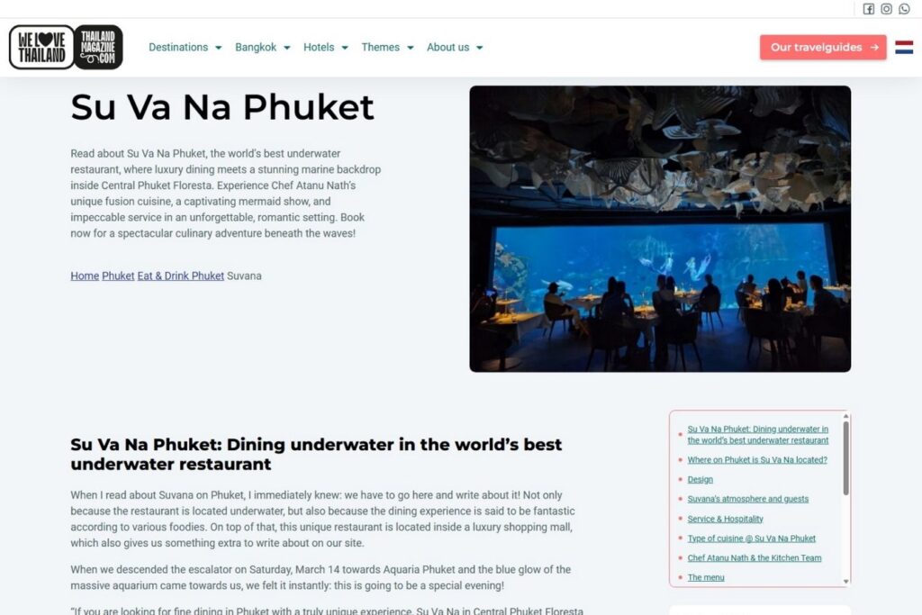 Thailand Madazine - Su Va Na Phuket